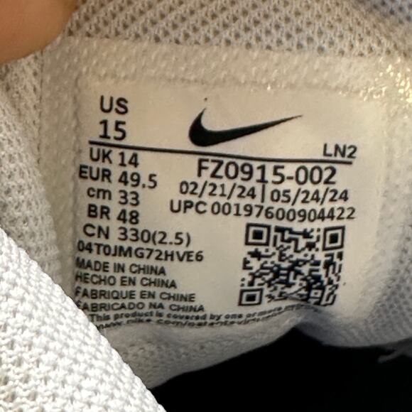 NIKE Baseball Cleats Men's 15 Force Trout 9 Pro MCS Gray - Picture 8 of 8